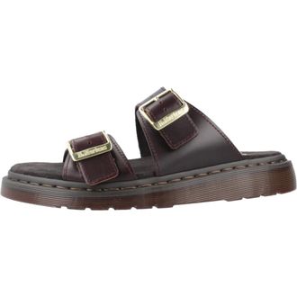 Dr. Martens Schoenen, Dames, Bruin, 41 EU, Leer, Josef Sandal