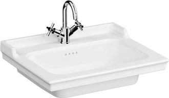 Vitra Lavabo Vitra Valarte Blanco Con Rebosadero