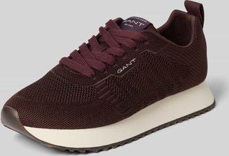 GANT Sneaker mit Label-Detail Modell Bevinda in Mittelbraun, Gr&ouml;&szlig;e 36