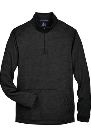 Devon & Jones Newbury Mlange Fleece Quarter-Zip Pullover