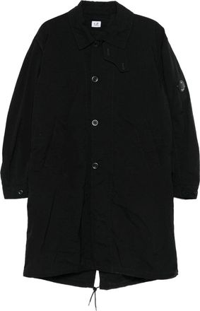 C.P. Company Outerwear Long Jacket in Twill