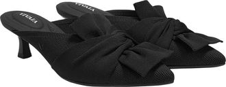 Vivaia Pointed-Toe Bow Sandals in Black at Nordstrom, Size 10