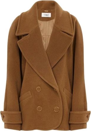 Chlo&eacute; Jassen, Dames, Bruin, 2Xs, H26 Jas