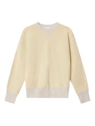 Isabel Marant MIKER sweater met borduurwerk - Geel