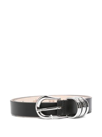 D&eacute;hanche Hollyhock rivets belt - Nero
