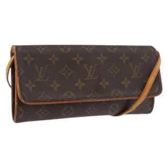 Louis Vuitton Pre-owned Clutches, female, Brown, Size: ONE SIZE Pre-owned Monogram Shoulder Bag