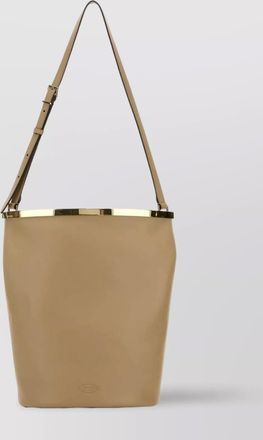 Tod's bucket leather shoulder bag