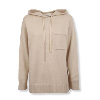 Max Mara Dames, Sweatshirts & Hoodies, Beige, Maat: XS Wol
