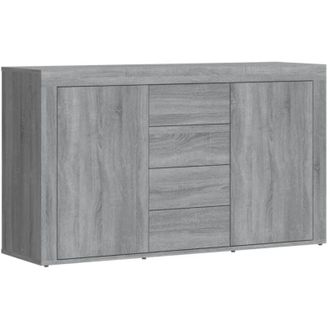 vidaXL Credenza Grigio Sonoma 120x36x69 cm in Legno Multistrato - Vidaxl