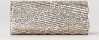 Twentyfourhaitch Clutch French75 in tessuto glitter con cristalli