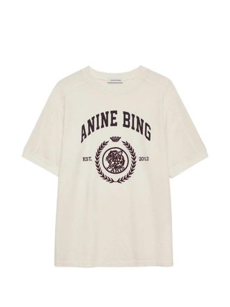 Anine Bing Jaylin Tee Collegiate - Cream