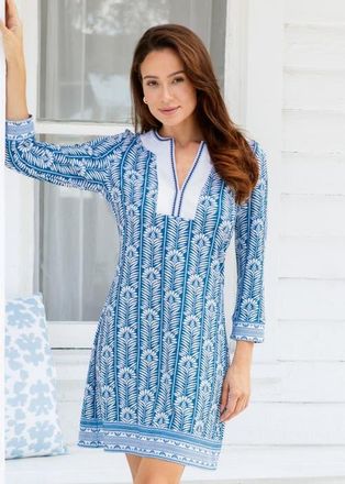 Cabana Life Tunic Dress in Harbor at Nordstrom, Size X-Small
