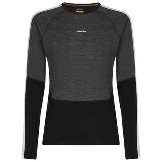 Icebreaker Merino 200 Oasis+ L/S Crewe Merinounterw&auml;sche f&uuml;r Herren | schwarz