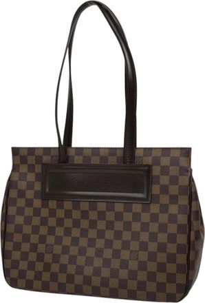 Louis Vuitton Brown Shoulder Bag Tote Bag (Pre-Owned)