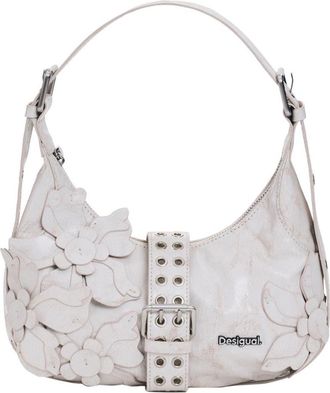 Desigual Faux Leather Shoulder Bag in Medium Beige at Nordstrom