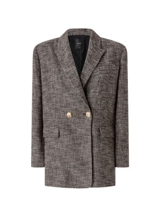 Pinko Double-breasted Flannel Blazer