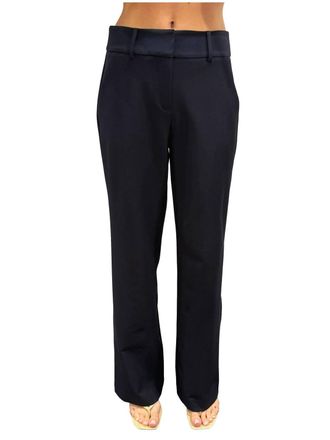 Drew Juliette Wide Leg Trouser In Navy