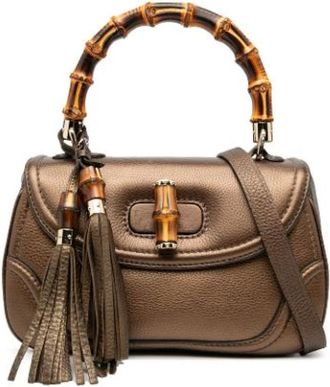 Gucci Pre-owned Handbags, female, Brown, Size: ONE SIZE Pre-owned Leather gucci-bags
