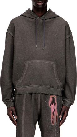 Diesel S-Quinn Hoodie in Melange Grey at Nordstrom, Size X-Large