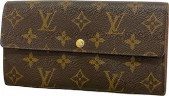 Louis Vuitton Brown Long Wallet (Bi-Fold) (Pre-Owned)