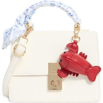 Aldo Bovan Faux Leather Handbag in White at Nordstrom Rack