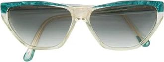 Saint Laurent Pre-owned Acetate sunglasses - Dames - Vintage Accessoires - Veelkleurig - ONE Size - Vintage