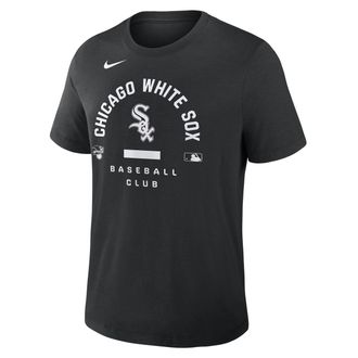Nike Chicago White Sox Authentic Collection Early Work Nike Mens Dri-FIT MLB T-Shirt in Black | 034J00ARX-HXK