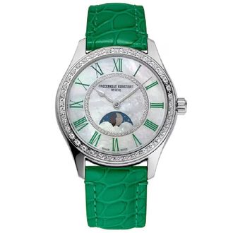 Frederique Constant Classics Elegance Luna Automatic Diamond Watch FC-331MPWGRD3BD6