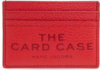 Marc Jacobs Leren kaarthouder - Dames - Portefeuilles - Rood - ONE Size - Leer - Accessoires