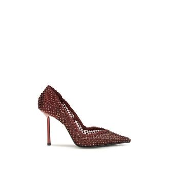 Le Silla Red Crystals High Heel Womens Pumps