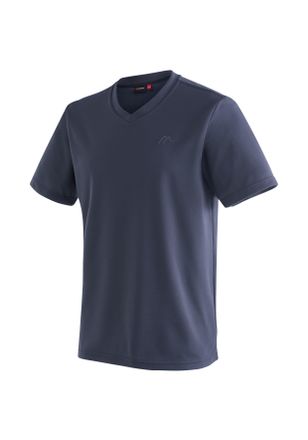 Maier Sports Funktionsshirt MAIER SPORTS Wali, Herren, Gr. XXL, blau (dunkelblau), 100% Polyester, Rundhals, Shirts Funktionsshirt, Herren T-Shirt, schnelltrocknen