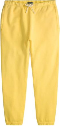 Polo Ralph Lauren fleece drawstring joggers - men - Cotton/Polyester - M - Yellow