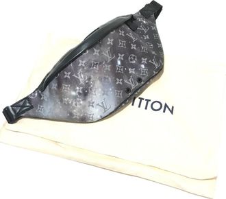 Louis Vuitton Black Silver Canvas Fanny Pack (Pre-Owned)