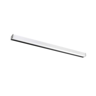 Netlighting Nilo2 Integrated LED Bathroom Over Mirror Light Black 3000K IP44