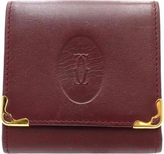Cartier Pre-owned Must Coin Case - - Pre-owned - Donna - Rosso - ONE SIZE