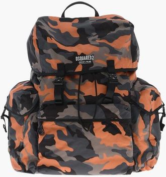 Dsquared2 Nylon Maxi Backpack with Camouflage Print size One Size