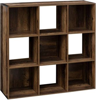 5five Simply Smart Mix n modul indus 9 ripiani, effetto legno scuro - 5five