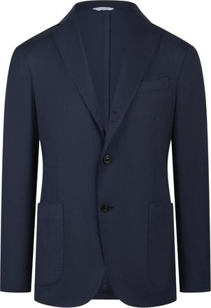 Boglioli Heren, Jassen, Blauw, Maat: 2XL Zijde