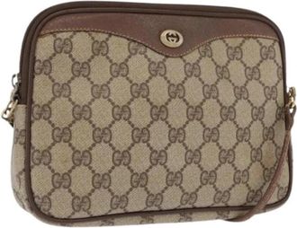 Gucci Pre-owned Vintage Cross Body Bag - Dames - Vintage Schoudertas - Beige - ONE Size - Vintage