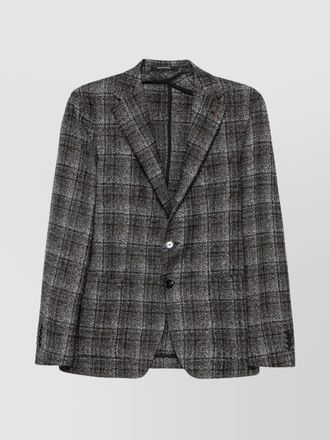 Tagliatore wool blend blazer