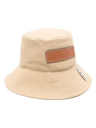 Loewe Cappello con applicazione - Toni neutri