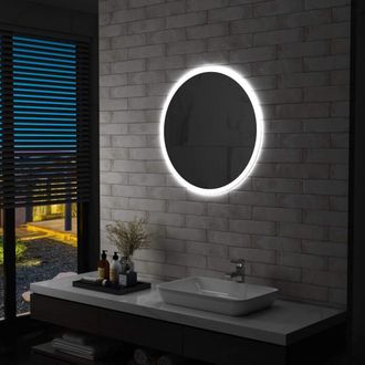 vidaXL Espejo De Ba&ntilde;o Con Led 70 Cm Vidaxl