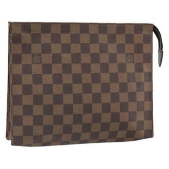 Louis Vuitton Pre-owned Clutches, female, Brown, Size: ONE SIZE Pre-owned Pouch