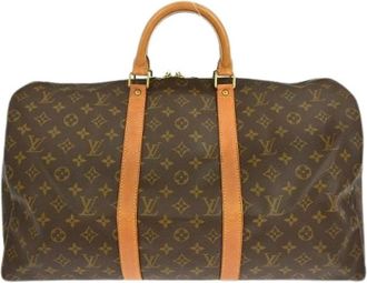 Louis Vuitton Pre-owned Weekend Bags, female, Brown, Size: ONE SIZE Pre-owned Weekend Bag