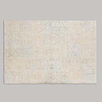 Maisons du monde Alfombra tufteada de lana con estampado &eacute;tnico, multicolor, 160x230 cm