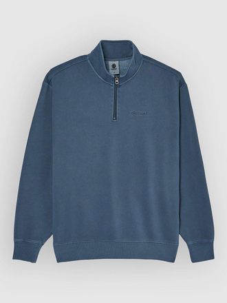 Element Lowcase Pigment Half-Zip Fleece Pullover blau