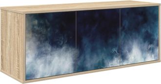 vidaXL Mueble De Tv Montado En La Pared Raalte 102 X 33 X 40 Cm Vidaxl