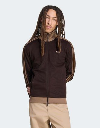 adidas Originals Classic - Top sportivo color caff&egrave; aurora-Marrone