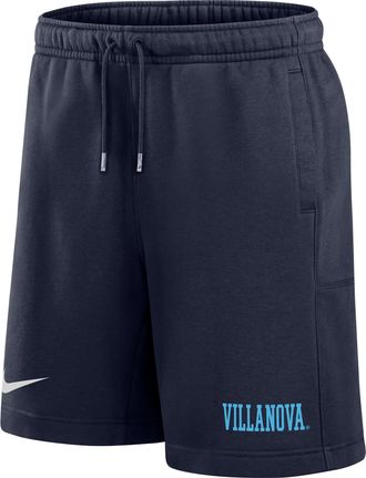 Nike Villanova Wildcats Club Nike Mens Fleece Shorts in Blue | M73891P401VILL-NVY