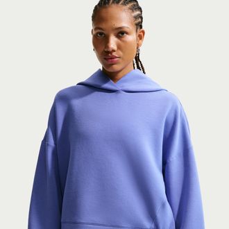 Nike Womens 24.7 ImpossiblySoft Pullover Hoodie in Blue | IR1929-570